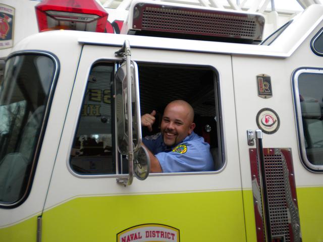 Don't leave your fire trucks unattended at our station. 