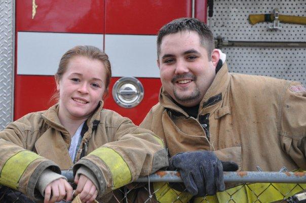 Brandy and Kyle at a drill