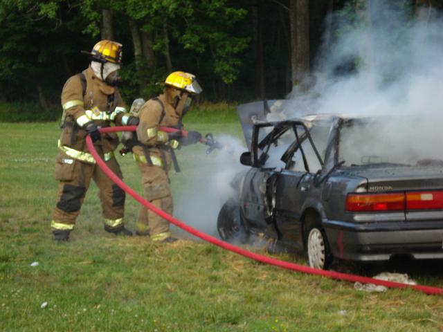 Vehicle fire training