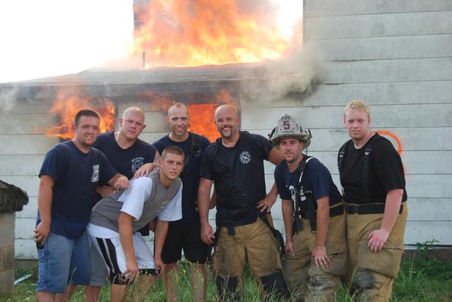 Live fire training on Budds Creek Road