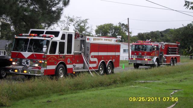 Engine 51 and old Engine 53 ready to pump some water!!